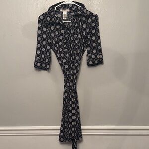 LAUNDRY by design Black and White Patterned Dress (6)
